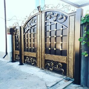 14 مدل درب ویلا مدرن نمای سنگی