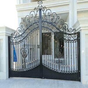 11 نمونه درب پارکینگ مدرن پنل مشبک