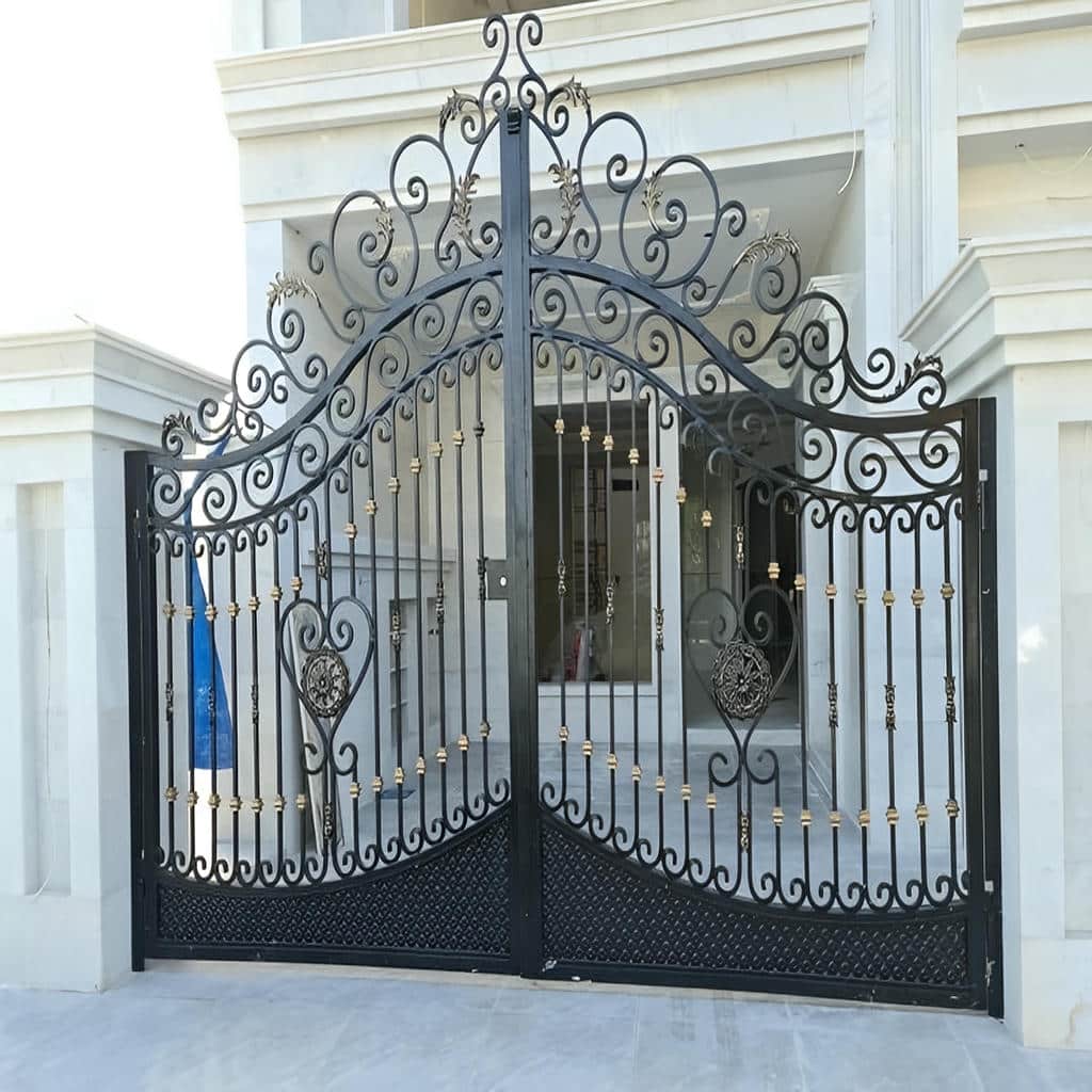 سفارش درب حیاط کوچک نفررو ورق پوش