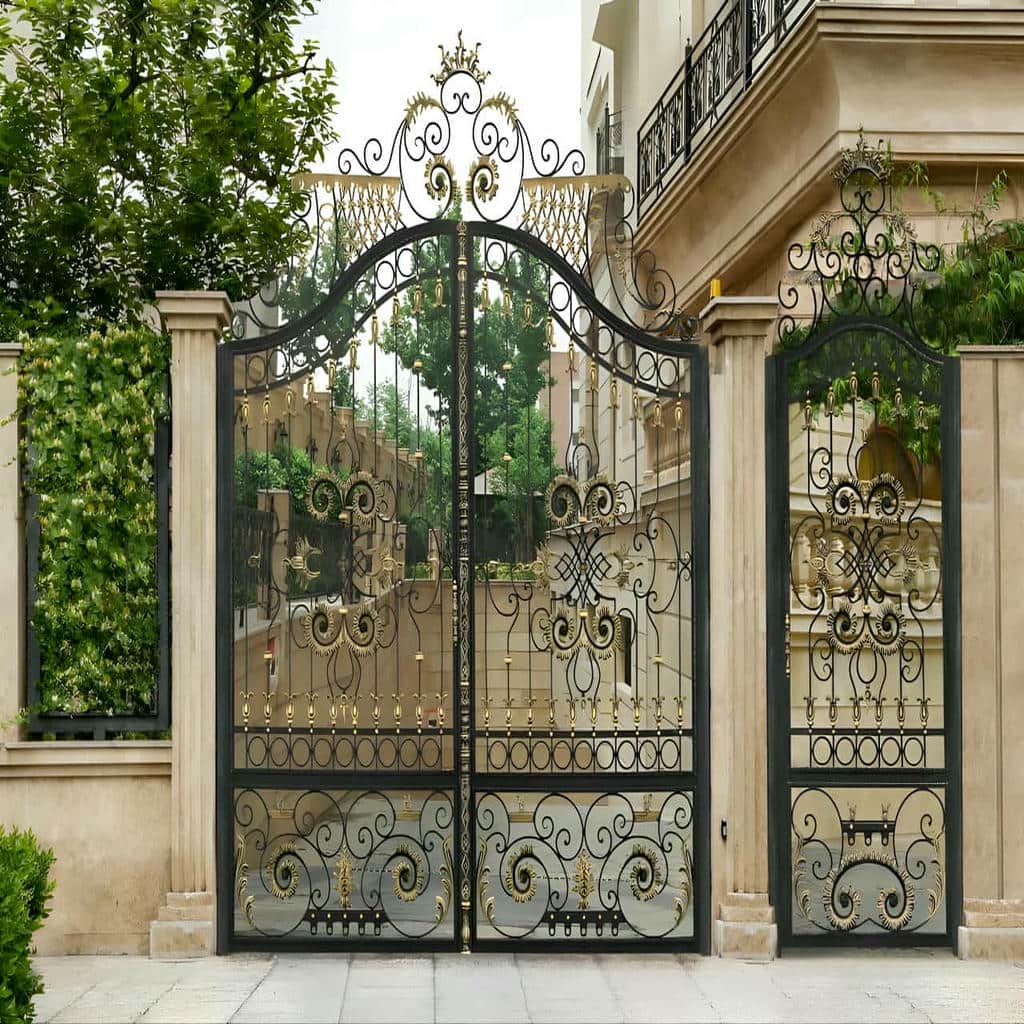 خرید درب ویلایی مینیمال خطی