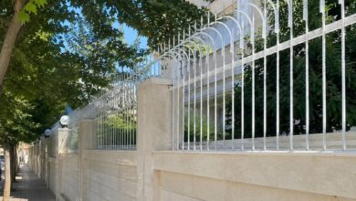 8 مدل حفاظ روی دیوار باغ محوطه