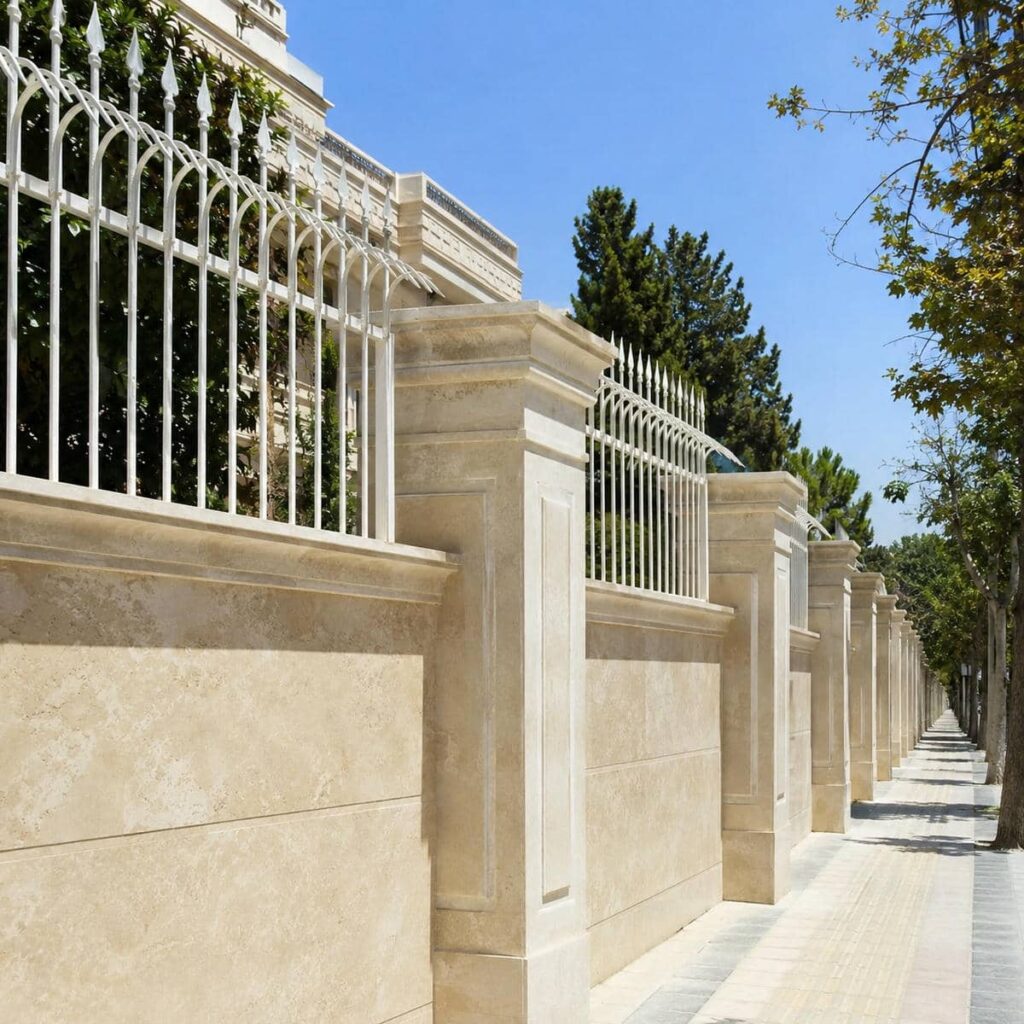 فروش حفاظ سرنیزه‌ای برای دیوار کوتاه حیاط