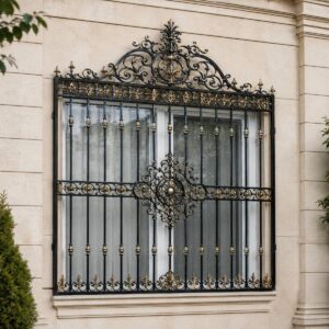 11 مدل حفاظ پنجره قوسی کتیبه دار